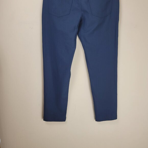Lululemon ABC Classic Fit 5 Pant Men's Sz 32 Navy 5 Pocket Warpstreme - Picture 8 of 10